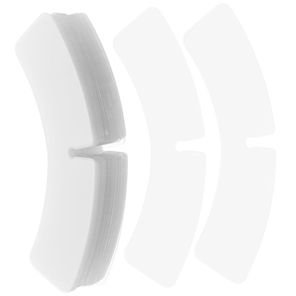CLISPEED 100Pcs Shirt Collar Stays Durable Plastic Collar Fixers Easy