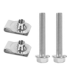 CHENACC 304 Stainless Steel Fuel Tank Strap Bolts Gas Tank Strap Upgrade Stainless Hardware Kit Compatible with Silverado 1999-2021 Select Models 55157,GM 11516770 11519894 15743078 (2 Set)