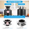 Garbage Disposal Splash Guard 3 3/8 Inch,Rubber Sink Baffle Drain