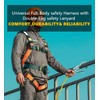 Ymachray Universal Full-Body Fall Protection Safety Harness with 5 D-Ring
