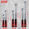 LEONTOOL 3 Piece Extendable Ratchet Set 1/4 3/8 1/2 Inch