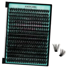 Lash Clusters Wispy 320PCS Eyelash Clusters 100D Lashes Clusters 10-16mm Cluster Eyelash Extensions Individual Lashes Soft Eyelashes Clusters with Thin Band False Eyelashes at Home(100D D-Mix10-16mm)