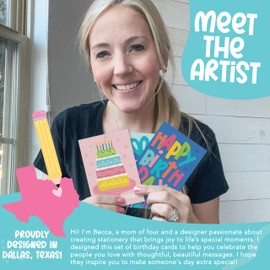 Hadley Designs Hadley Designs 54 Happy Birthday Cards Bulk with Envelopes – Assorted Birthday Cards for Kids and Adults, Ideal for Personalization and Bulk Buyers (Colorful Doodle)