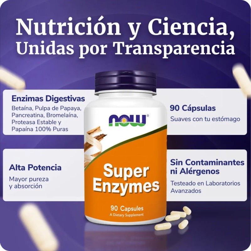 Kit Now | Enzimas Digestivas + Berberina + Inulina De