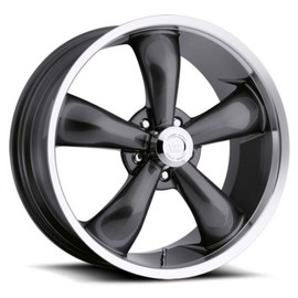 Vision Legend 5 142 Series Gun Metal Machined Lip Wheel (18x8.5"/5x114.3mm)