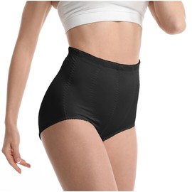 Trifolium Tummy Tuck & Bum Lift Medium Firm Control Shapewear Panty Girdle Black Factory Label M UK 10-12 (8002-BK-M)