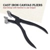 U.S. Art Supply Canvas Stretcher Pliers - Cast Iron Tool