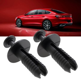 LT Easiyl Pack of 50 car plastic expansion clip mounting rivets, 6 mm, suitable for car bumpers, mudguards, doors, interior trims