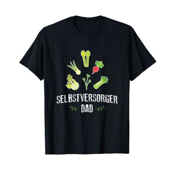 Men's Self-Supplier Dad Vegetables Tomato Cucumber Chicken T-Shirt