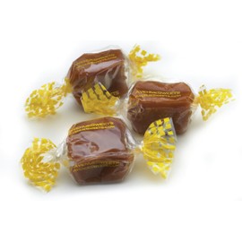 AvenueSweets - Handcrafted Individually Wrapped Soft Caramels - 8 oz Bag - Vanilla