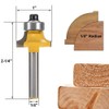 Bestgle 4 Packs 1/4 Inch Shank Roundover Edging Router Bit