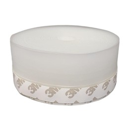 TradeGear 26ft - 45mm Silicone Seal Strip w/Ultra-Strong Adhesive Sticker – Transparent Weather Stripping Anti-Collision Tape for Door & Window Gap Sealing