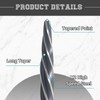 vibedor 3/4" Durable Reamer Drill Bit, M2 HSS Taper Chucking