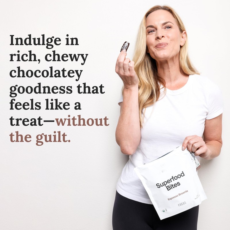 For Wellness Superfood Bites Focus | Healthy Snacks for Adults