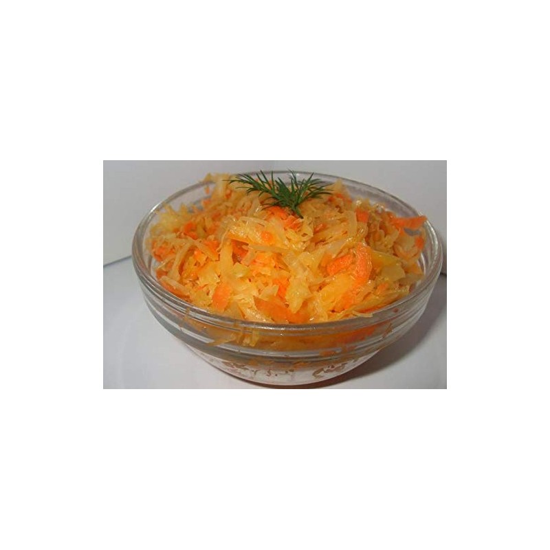 KRAKUS SAUERKRAUT WITH CARROT 31.74oz (900G). Product of Poland. kapusta
