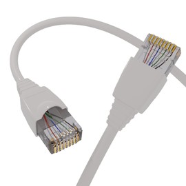 XCASE | Cable De Red para Internet Categoria 5e Ponchado (15 metros, Blanco)