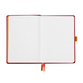 Rhodia 118582C Goalbook Notebook (DIN A5, 14.8 x 21 cm, Dot, Practical and Trendy, with Hard Cover, 90 g White Paper, 120 Sheets), 1 Piece, Poppy Red