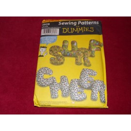 Simplicity 🦋 SIMPLICITY SEWING FOR DUMMIES #4928 - CUTE ALPHABET PILLOWS CRAFT PATTERN  FF