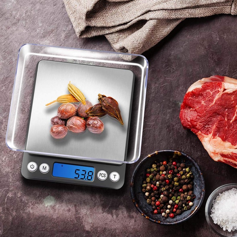Fuzion Digital Kitchen Scale 3000g/ 0.1g, Pocket Food Scale 6
