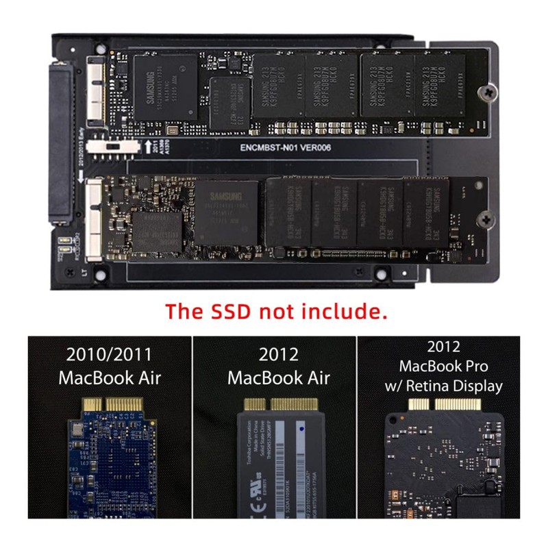 chenyang 12+6Pin ＆ 17+7Pin MAC SSD to 2.5" SATA 2