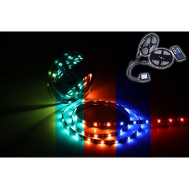 Miheal Led Strip Lights Kit 32.8 Ft (10m) 300leds Waterproof 5050 SMD RGB LED Flexible Lights with 44key ir Controller and Power Supply for Home,Kitchen,Trucks,Sitting Room and Bedroom Decoration.