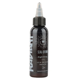 Radiant Colors - Tattoo Ink Seal Brown Color Tattooing and Shading Real Human Skin 1oz Bottle