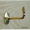 Castelion® Elegant Brass Beehive Coat Hook (Small Beehive Hook)