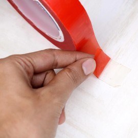 Walker Sensi-Tak Tape (Red Liner) 1/2" X 12 Yard Roll for Poly Units Wigs Toupee Walker