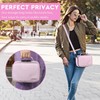 Gosstek PU Leather Smell Proof Bag with Combination Lock, Childproof