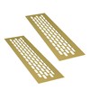 sossai® Aluminium Ventilation Grille - Alucratis (2 Piece) | Rectangular