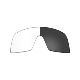 Vonxyz Lenses Replacement for Oakley Sutro OO9406 Sunglass - Clear Black Photochromic Activated