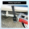 On Boat Transom Tie Down Straps to Trailer Heavy Duty