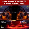 4 Pods Five Sided RGB Rock Lights for Trucks Jeep