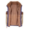 Carter's Boys Zip-Up Vest (Brown/Blue Sherpa, 4T)