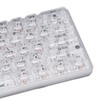 61 Keys Transparent Mechanical Keyboard Clear Keycap Wired Gaming Keyboard
