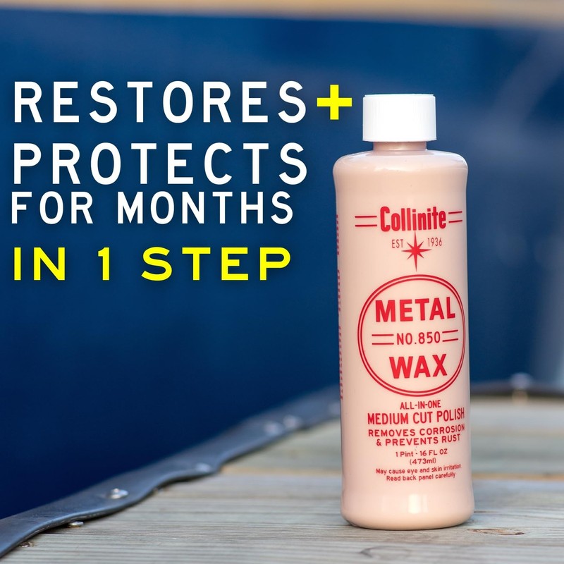 Collinite 850 Metal Wax & Polish Removes Rust & Prevents