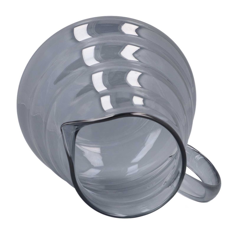 Electroplated Grey Coffee Pot High Borosilicate Glass Hand Coffee Server