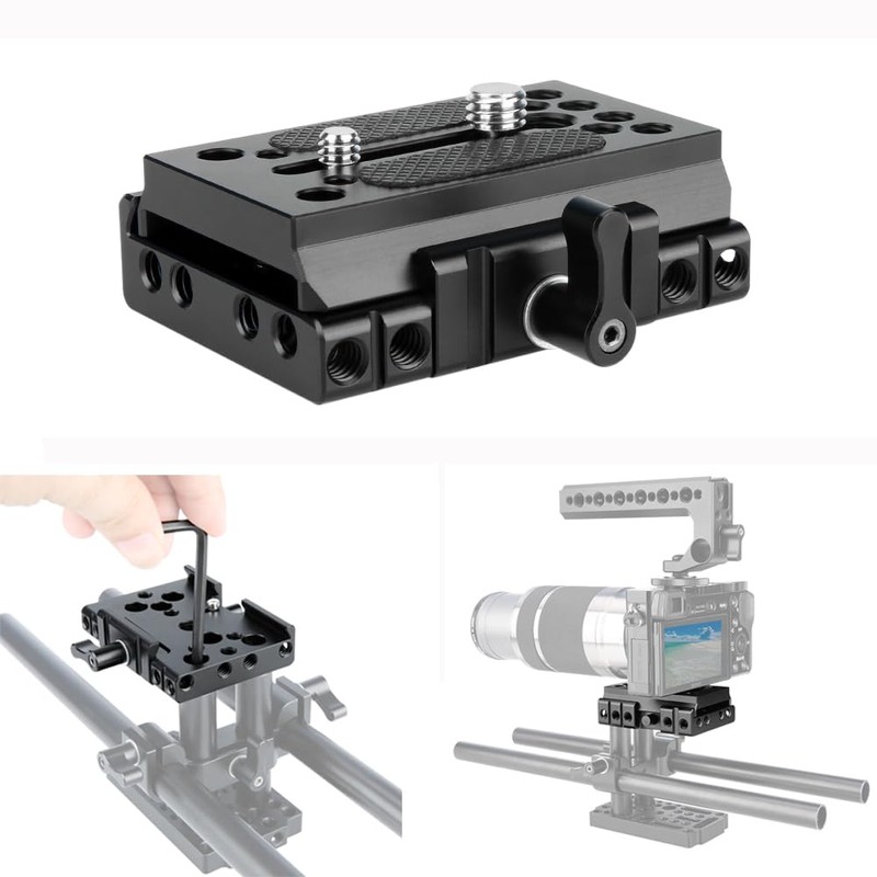 NICEYRIG Quick Release Plate for Manfrotto 577 501 504 701