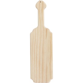 FameFame 15 inch Sorority Paddle, Greek Fraternity Solid Wood, Unfinished Pine Wooden Paddle