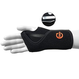 Solace Care Stabilized Wrist Brace | Provides Support in Carpal Tunnel Syndrome Strains Sprains Tendonitis Tenosynovitis Arthritic Wrists | Available for Right & Left Hand | for Men & Women (Right)