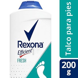 Talco Desodorante para Pies REXONA Efficient Fresh, 200 g