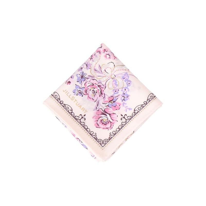 [ジルスチュアート] レディース プリントハンカチ 09001127 ハンカチ 女性 09001127A ピンク[A] 約 横48cm×縦48cm