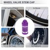 RATCHROLL 4 Pcs Tire Valve Stem Caps Decorative 7x27mm Tyre