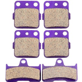 OCPTY Carbon Fiber Brake Pads Fit for 2002 2003 2004 2005 2006 2007 2008 for Yamaha Grizzly 660 YFM660