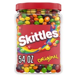Skittles Original Chewy Candy Bulk Jar, 54 oz. FREE SHIPPING (NOT FOR CA)