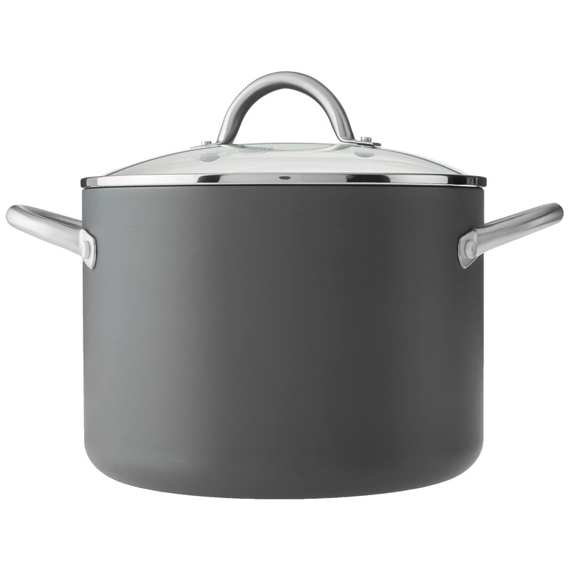 GreenPan Lima Hard Anodized Healthy Ceramic Nonstick 8QT Stock Pot