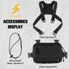 VOTAGOO GEAR Tactical Chest Pack EDC Chest Bag 2L Utility