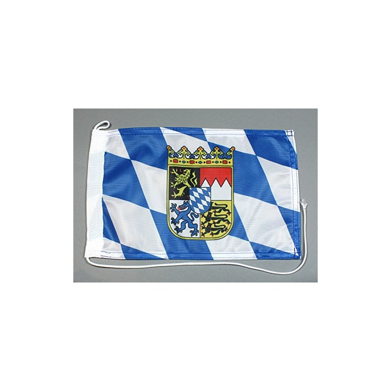 Boat Flag Bavaria 20 x 30 cm Professional Quality Flag