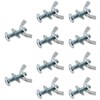 safycaby 10 Sets Wing Nuts and Bolts Screw Bolts and