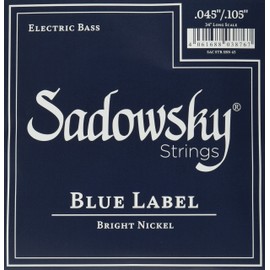 Blue Label Base Strings, Nickel Strings, 4 Strings, 045-105 SBN45 Blue